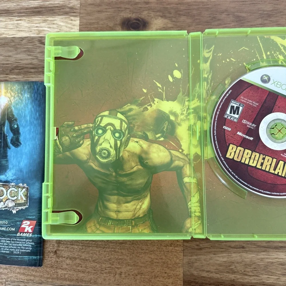 Borderlands CIB W/ Manual - Xbox 360 Gearbox Software 2K Games RPS Xbox Live